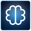icon of a brain symbolizing artificial intelligence