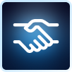Icon of a handshake