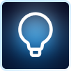Icon of a lightbulb