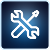 icon showing a wrench and a screwdriver