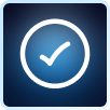 simple icon of a checkmark