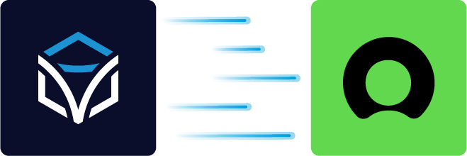 Service Now and Itential logos, symbolizing the integration of the two platforms.